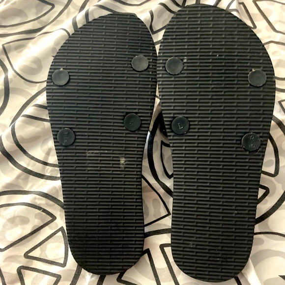 Clear black slides w/ opaque black soles - Picture 4 of 4